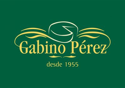 Quesos Gabino Pérez. Logo, etiquetas y gráfica