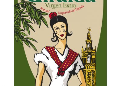 Giralda Virgen Extra etiqueta español